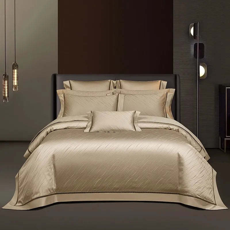 Moa Luxury Jacquard Egyptian Cotton Bedding Set