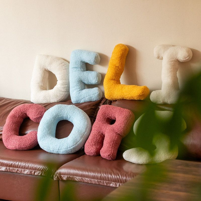 Line-Up Letter Cushion Collection