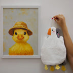 Cute Duck Hanging Hand Towel Set