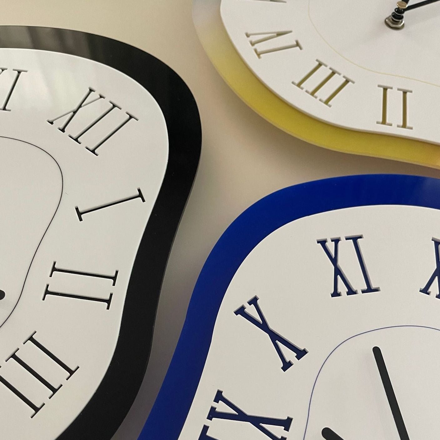 Acrylic Melted Time Clock