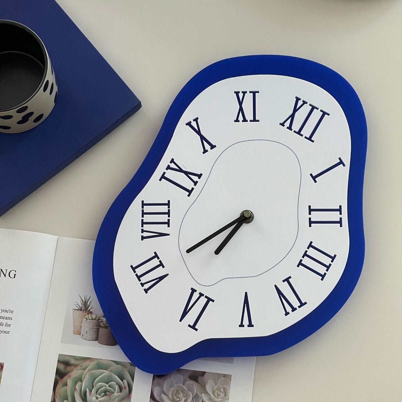 Acrylic Melted Time Clock