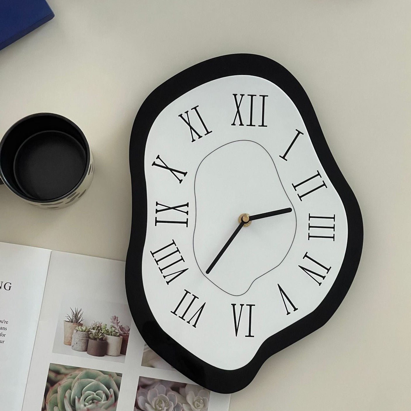 Acrylic Melted Time Clock