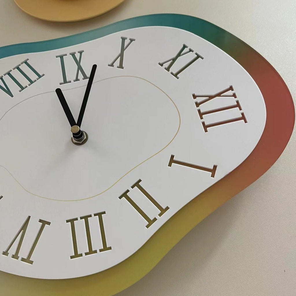 Acrylic Melted Time Clock