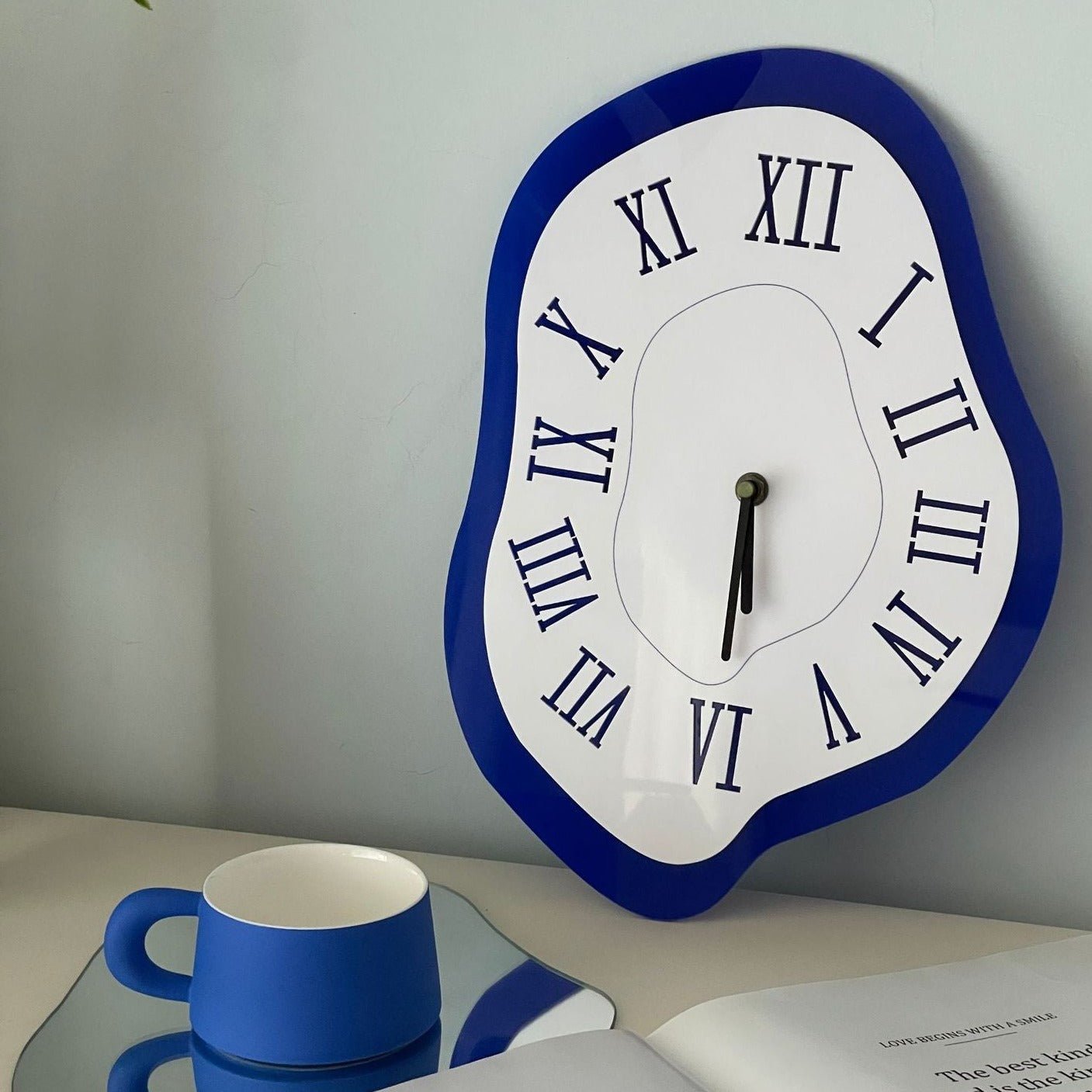 Acrylic Melted Time Clock