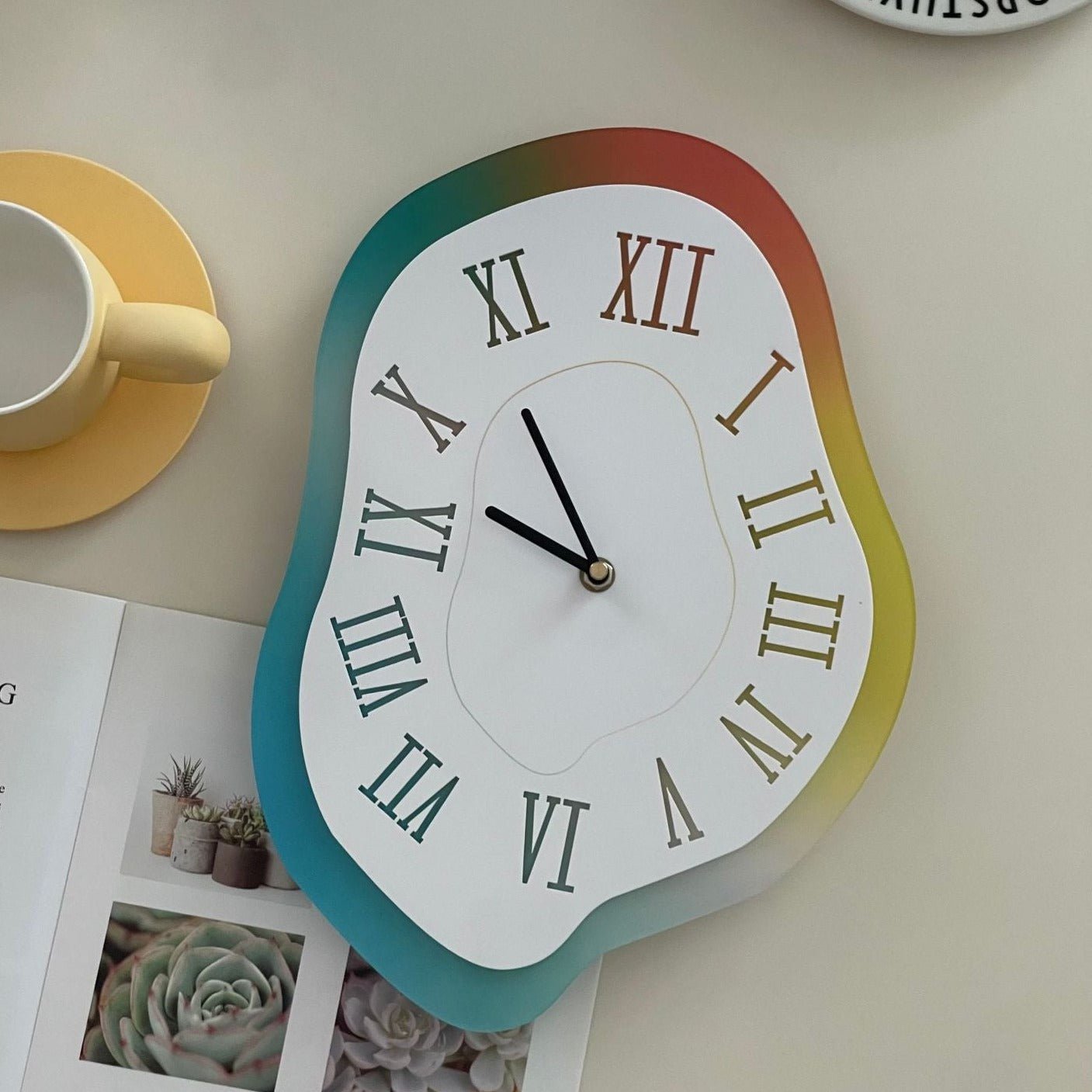 Acrylic Melted Time Clock