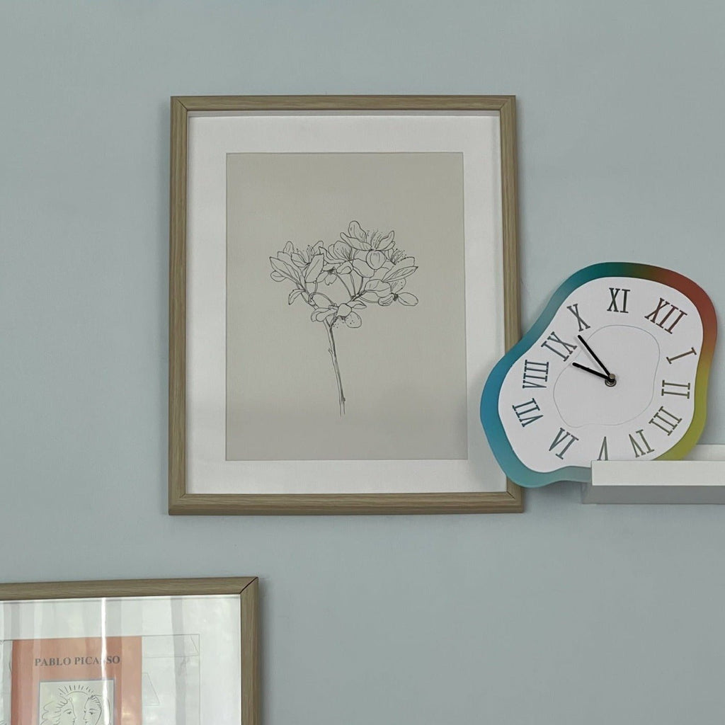 Acrylic Melted Time Clock