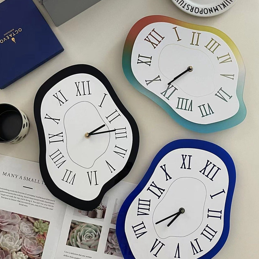 Acrylic Melted Time Clock