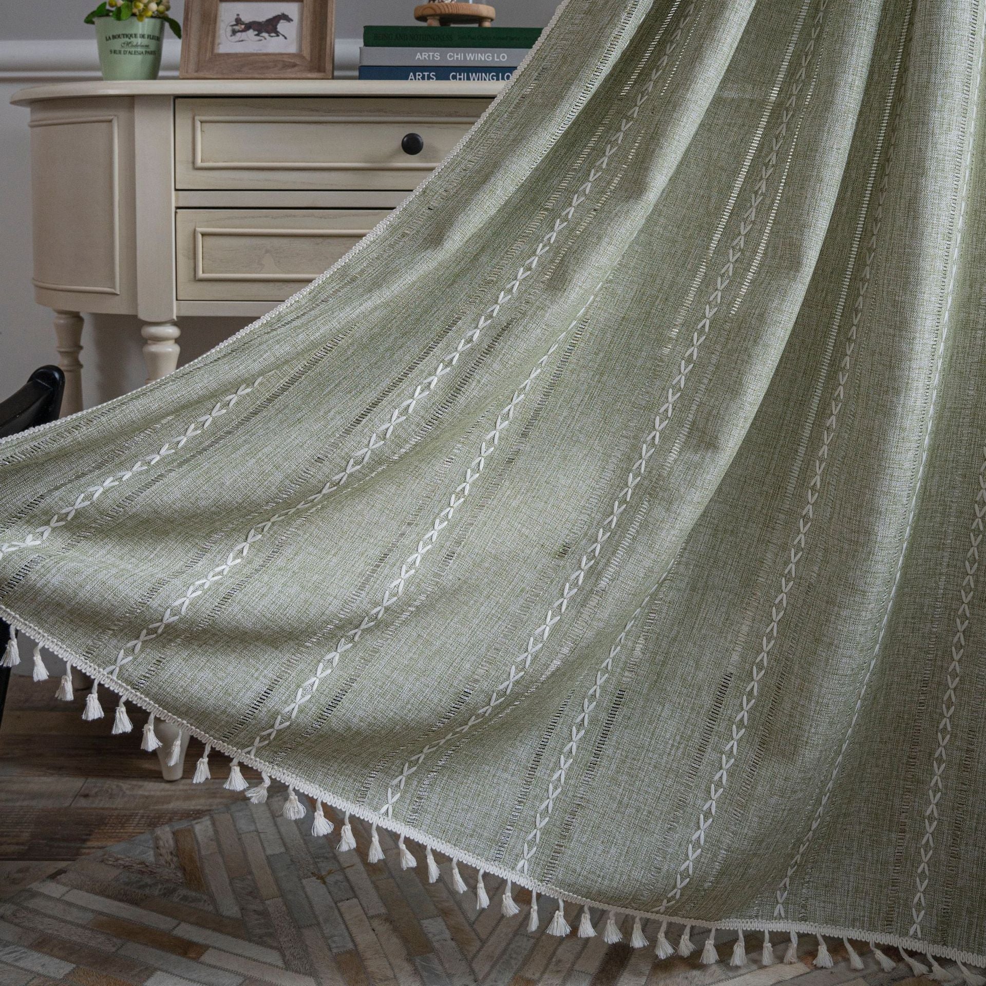 Allora Crochet Panel Curtain