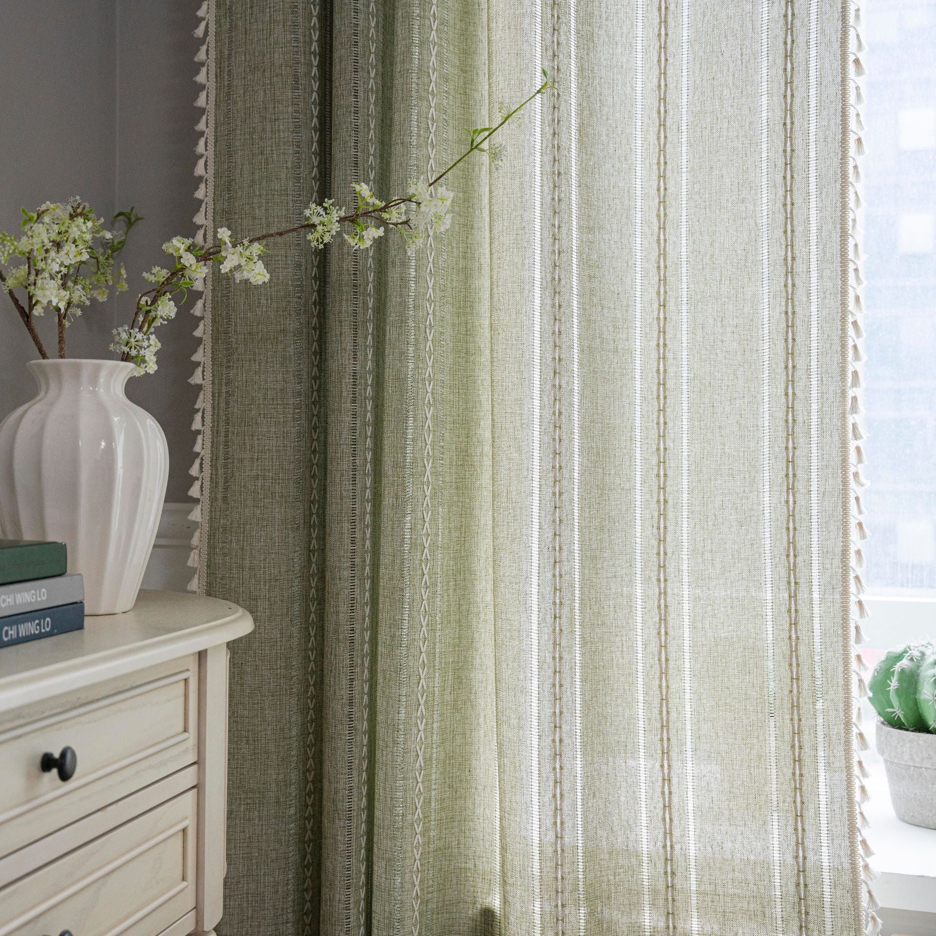Allora Crochet Panel Curtain
