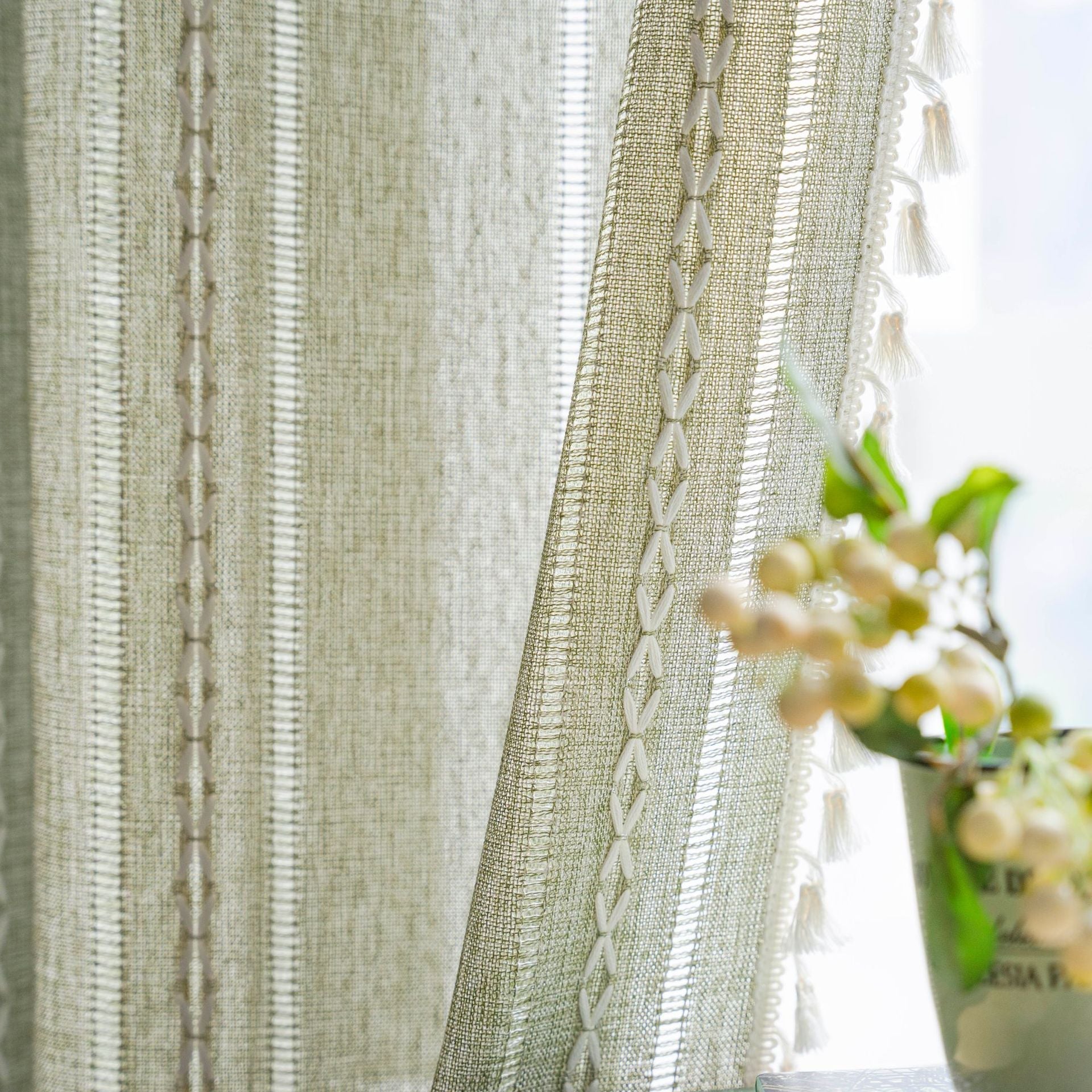 Allora Crochet Panel Curtain
