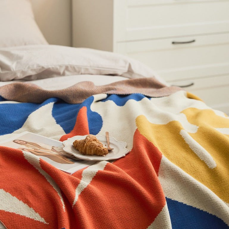 Apricot Leaves Blanket