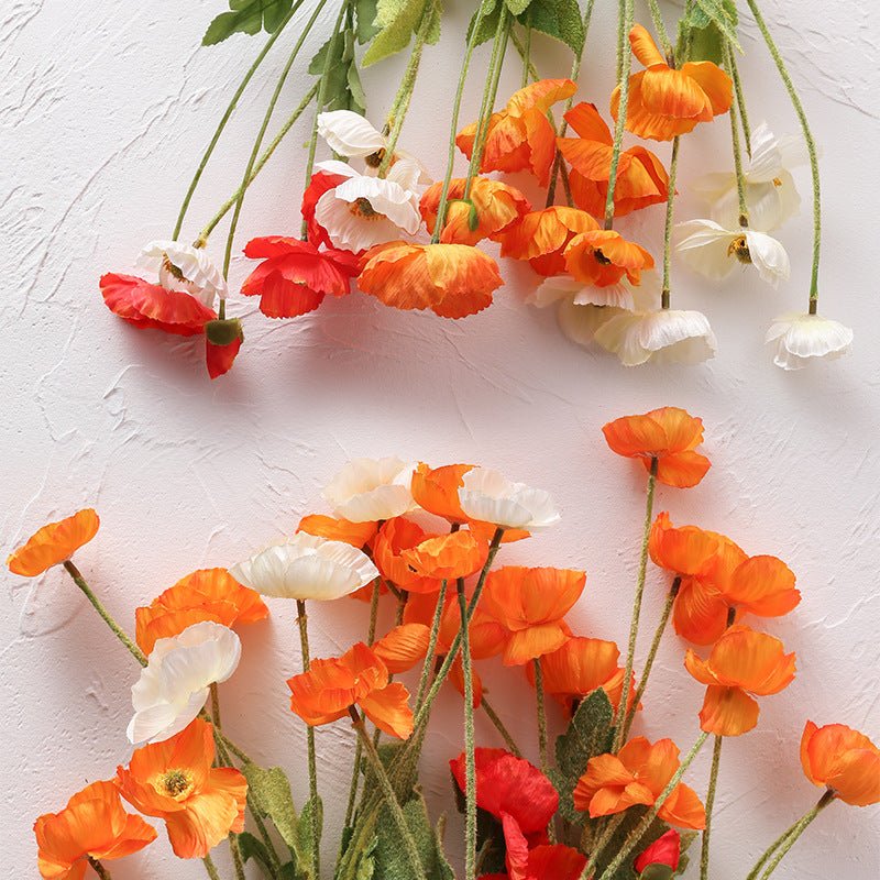 Artificial Vivid Poppies