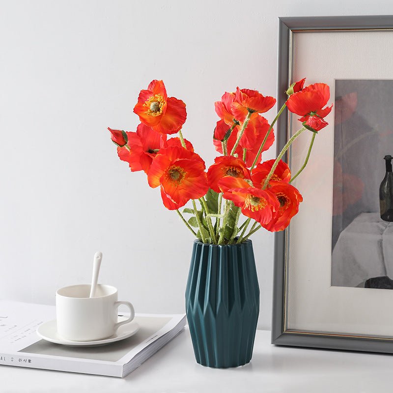 Artificial Vivid Poppies
