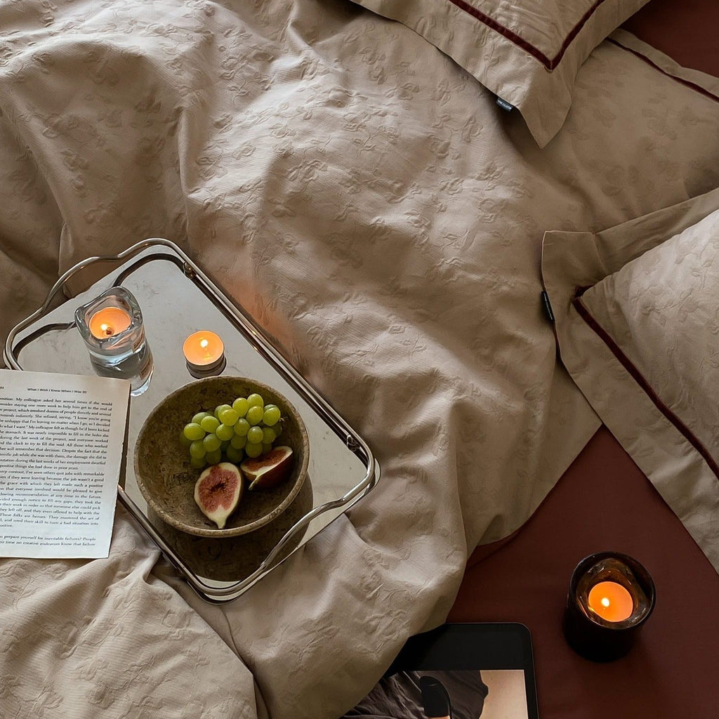 Autumn Bloom Embroidery Bedding Set