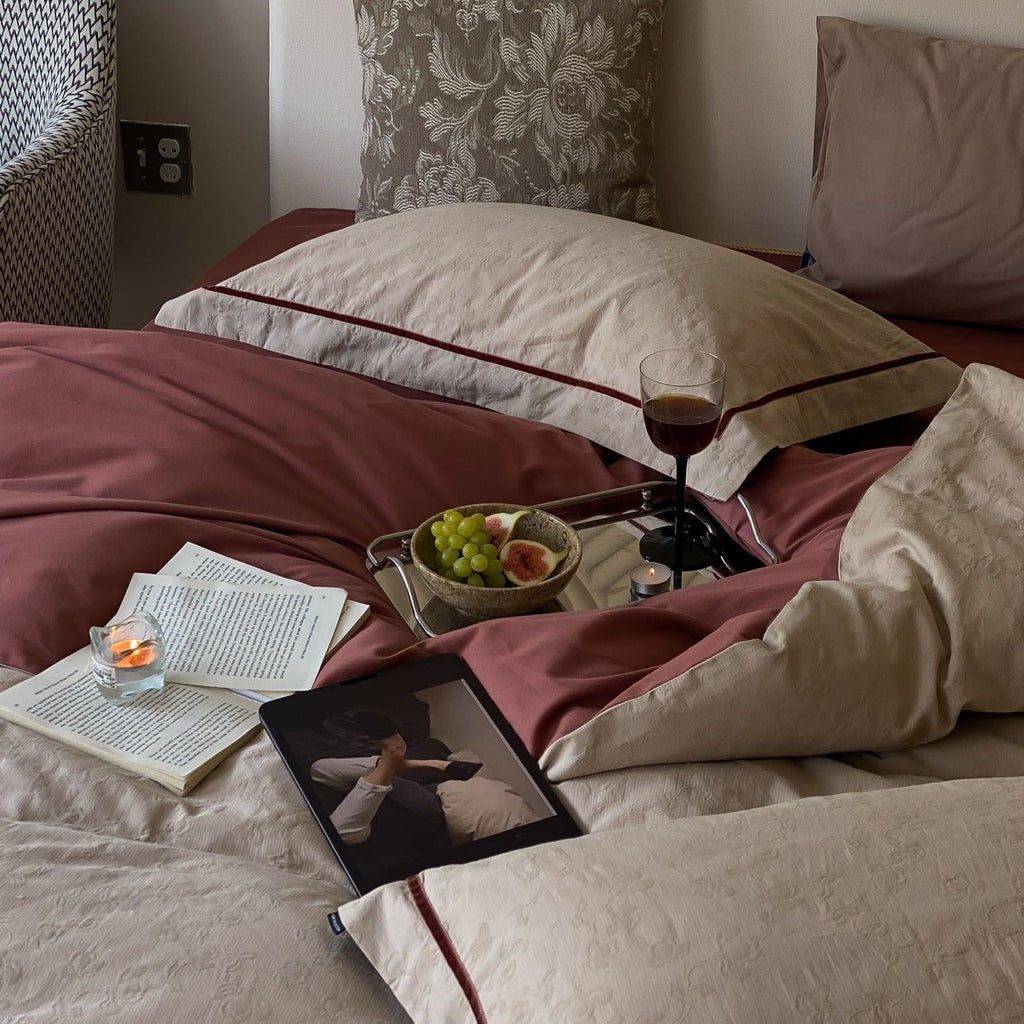 Autumn Bloom Embroidery Bedding Set