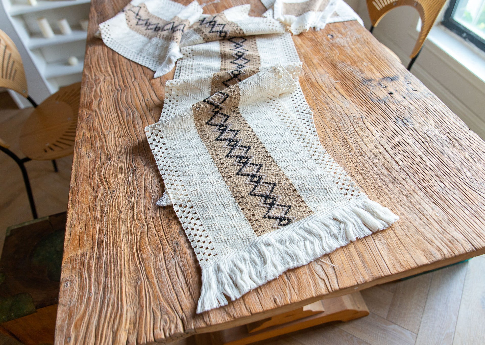 Aztec Woven Table Runner
