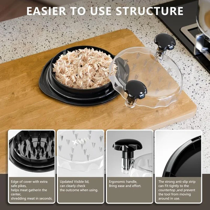 🔥New Year Hot Sale - Visible Lid Meat Shredder
