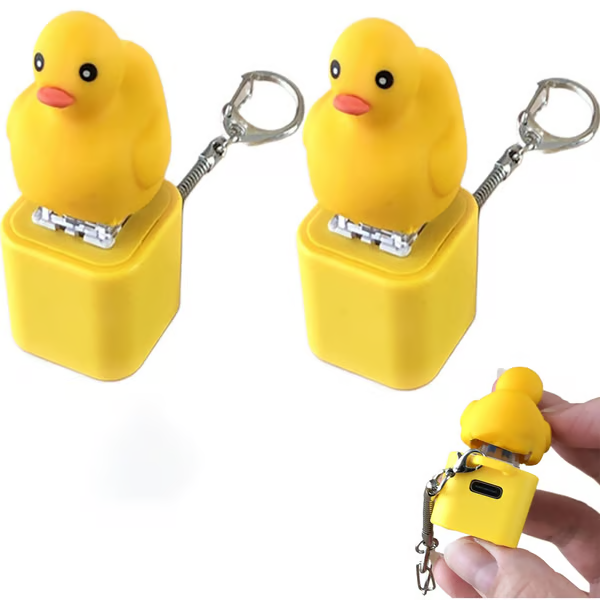 Frog Croaking Fidget Toy - Rechargeable Frog Croaking Keychain