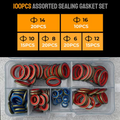 🔥100pcs/ 245pcs Assorted Sealing Gasket Set