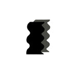 Bauhaus Dark Acrylic Vase