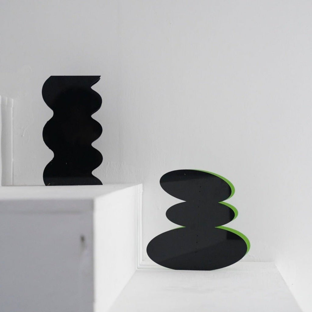 Bauhaus Dark Acrylic Vase