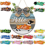 16pcs Interchangeable Dachshund Sign Dog Welcome Sign