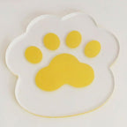 Bear Paw Prints Transparent Acrylic Coaster