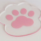 Bear Paw Prints Transparent Acrylic Coaster