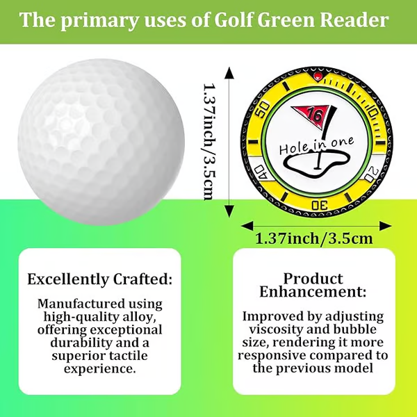 🔥(Golf trainer)Golf Ball Marker Round Cap Clip Mark with Level Function🔥(Buy 1 Get 1 Free)
