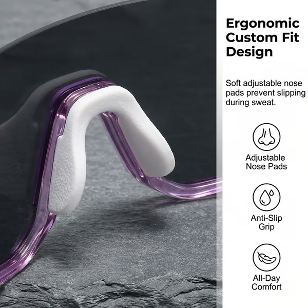 Large Frame UV Protection Sports Glasses