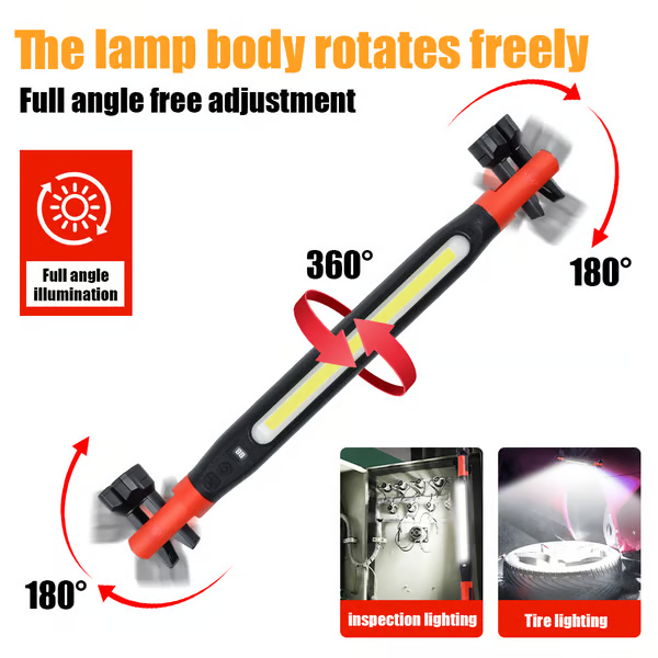 🔦 Rechargeable Magnetic Work Light