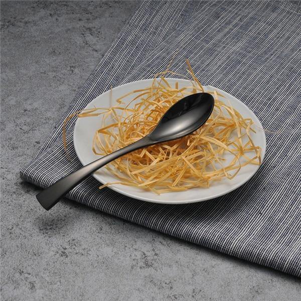 Black Cutlery Set
