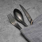 Black Cutlery Set