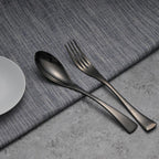 Black Cutlery Set