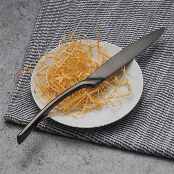 Black Cutlery Set