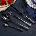 Black Cutlery Set