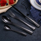 Black Cutlery Set