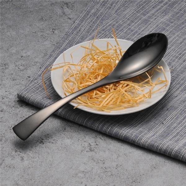 Black Cutlery Set