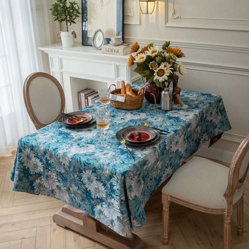 Blooming Flowers Tablecloth