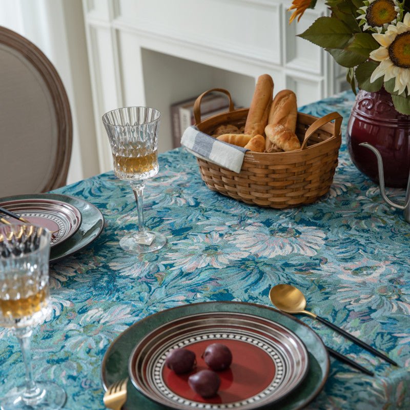 Blooming Flowers Tablecloth
