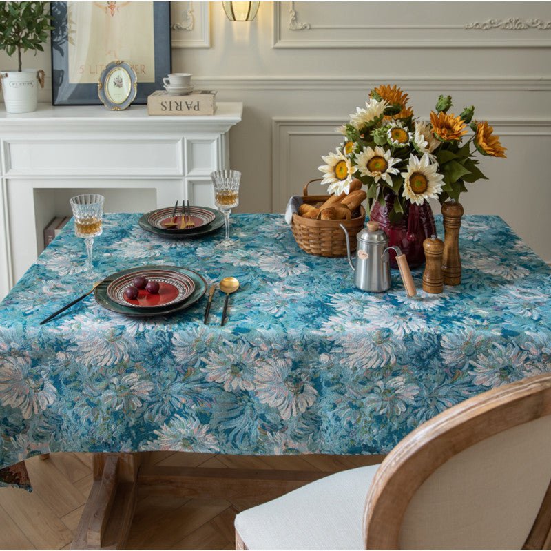 Blooming Flowers Tablecloth