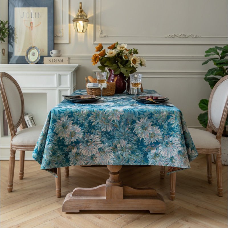 Blooming Flowers Tablecloth