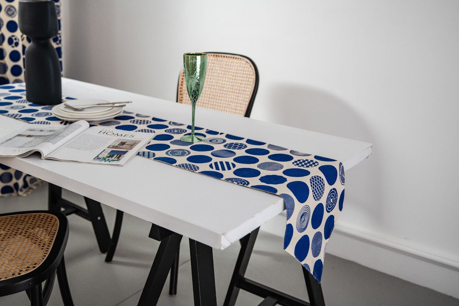 Blue Point Table Runner