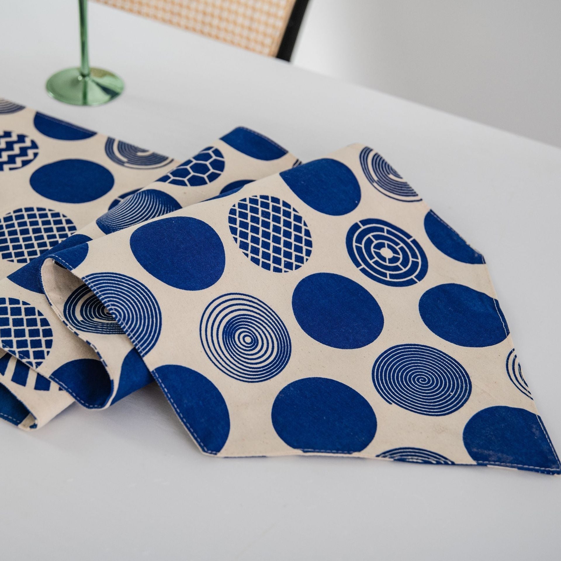 Blue Point Table Runner