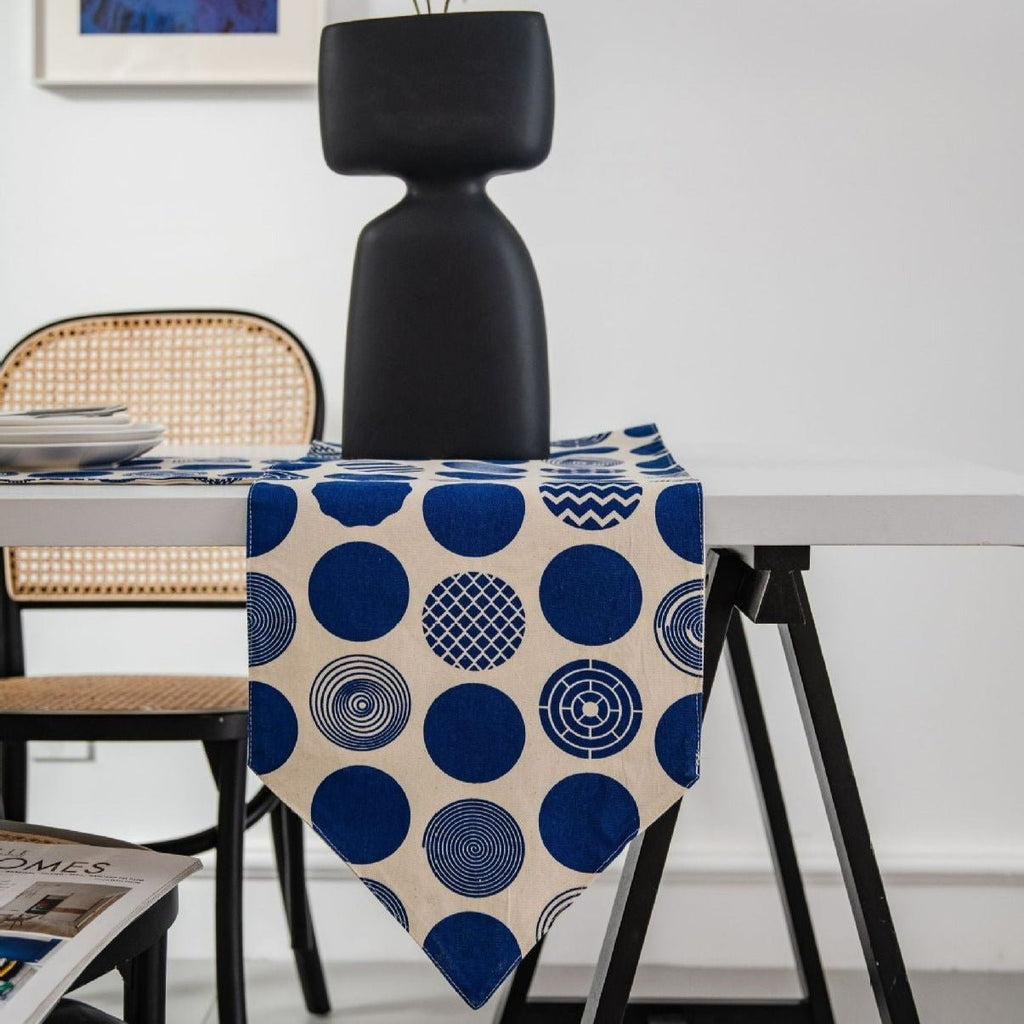 Blue Point Table Runner