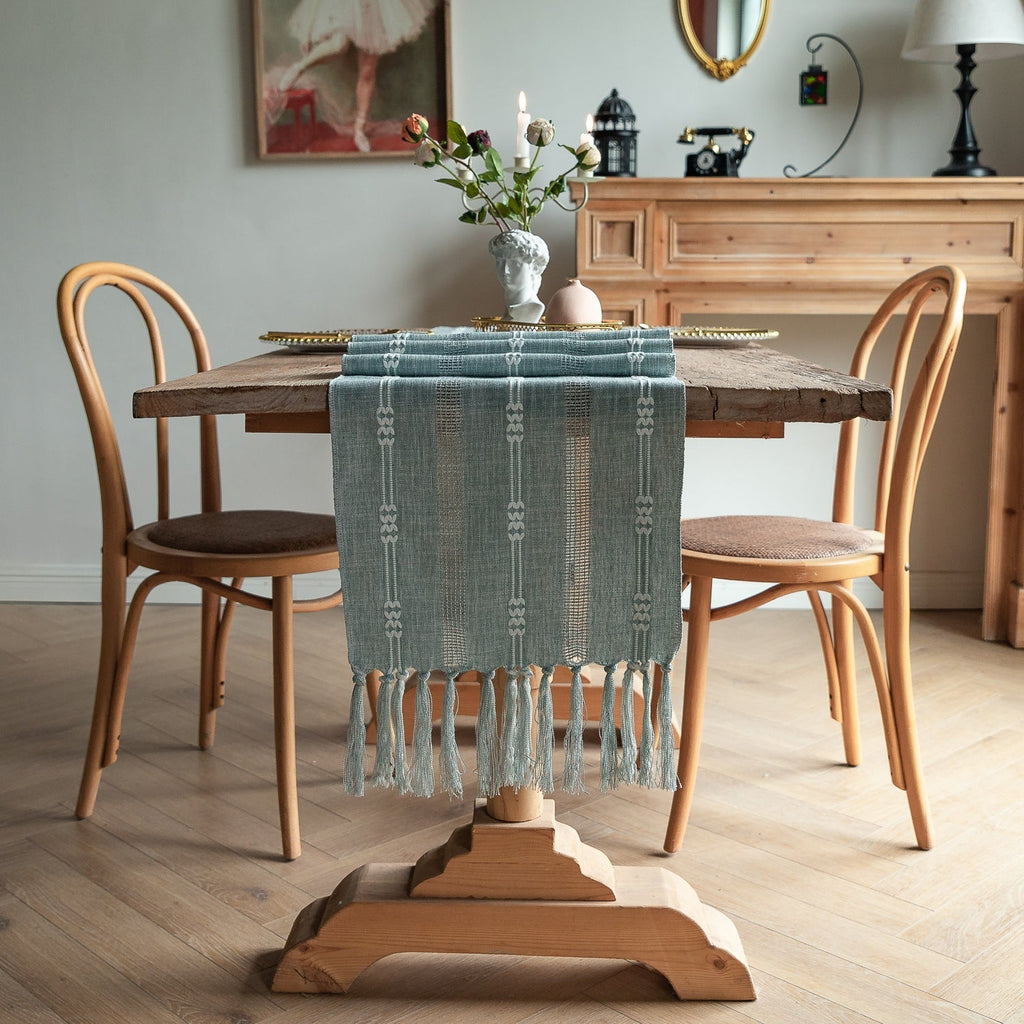 Bohemian Daydream Tassel Table Runner