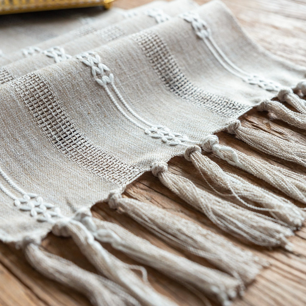 Bohemian Daydream Tassel Table Runner