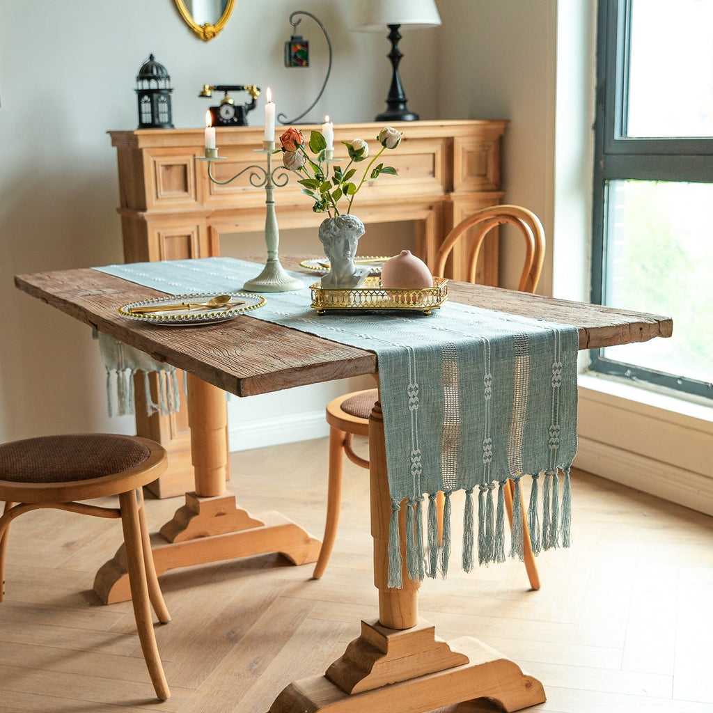 Bohemian Daydream Tassel Table Runner