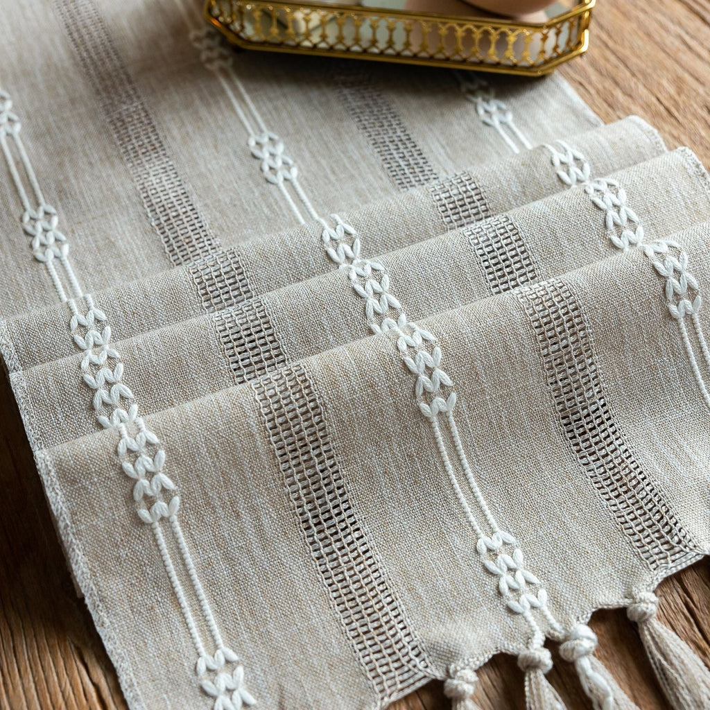Bohemian Daydream Tassel Table Runner