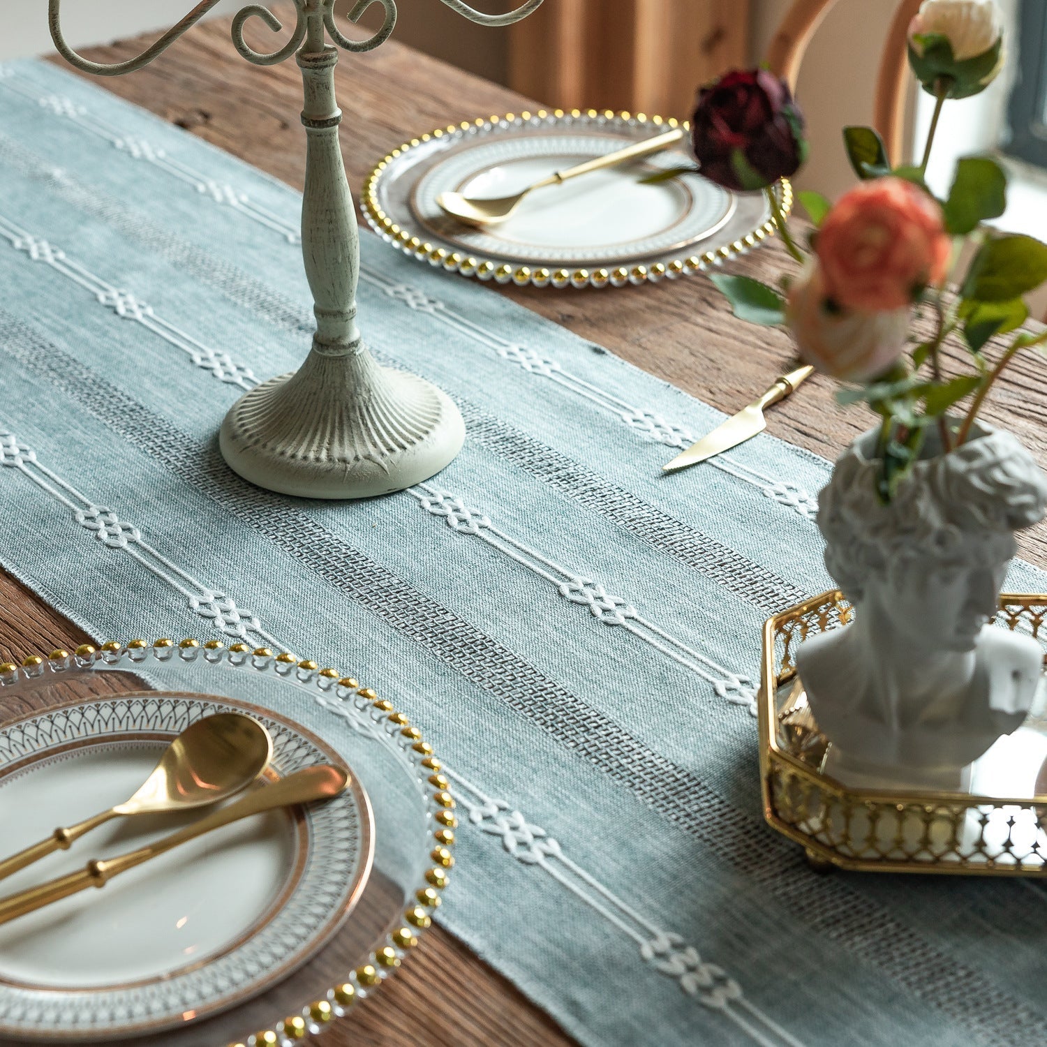 Bohemian Daydream Tassel Table Runner